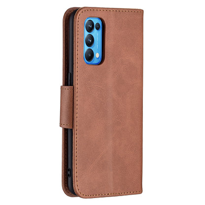 All-Inclusive Wear-Resistant PU Leather Smartphone Wallet Stand Case for Oppo Reno5 4G/Reno5 5G/Reno5 K/Find X3 Lite