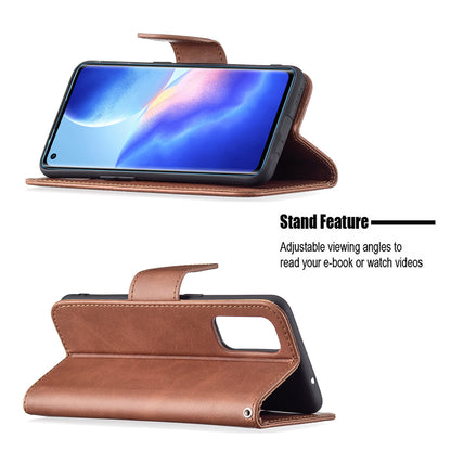 All-Inclusive Wear-Resistant PU Leather Smartphone Wallet Stand Case for Oppo Reno5 4G/Reno5 5G/Reno5 K/Find X3 Lite