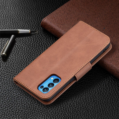 All-Inclusive Wear-Resistant PU Leather Smartphone Wallet Stand Case for Oppo Reno5 4G/Reno5 5G/Reno5 K/Find X3 Lite