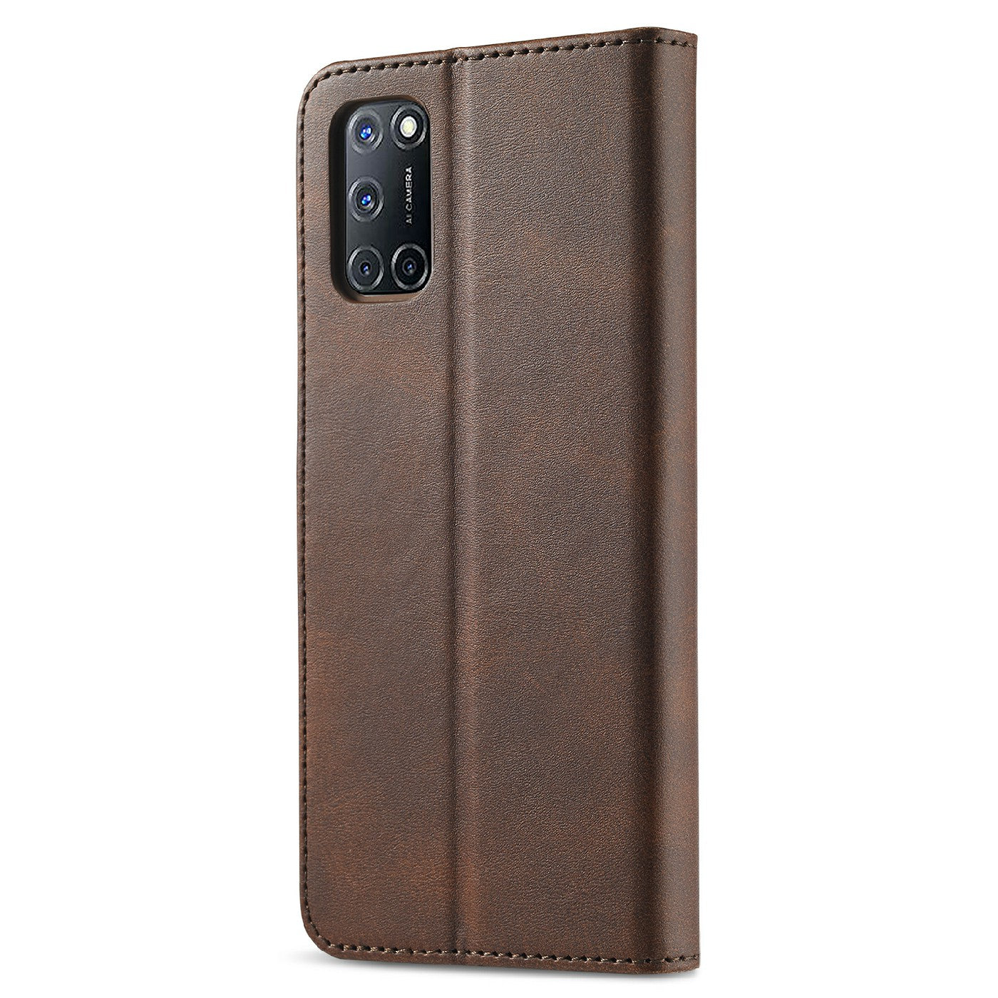 LC.IMEEKE Wallet Design Leather Phone Stand Case Shell for Oppo Reno5 4G/5G / Reno5 K 4G/5G / Find X3 Lite