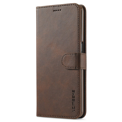 LC.IMEEKE Wallet Design Leather Phone Stand Case Shell for Oppo Reno5 4G/5G / Reno5 K 4G/5G / Find X3 Lite