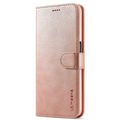 LC.IMEEKE Wallet Design Leather Phone Stand Case Shell for Oppo Reno5 4G/5G / Reno5 K 4G/5G / Find X3 Lite