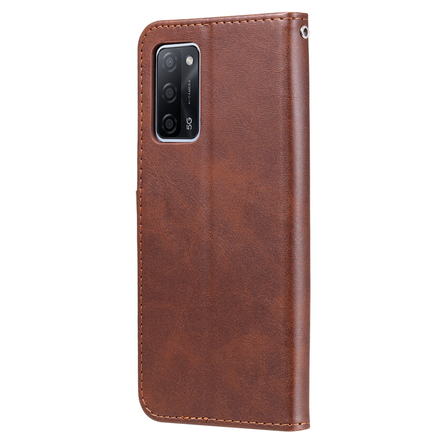 Full Protection Zipper Pocket Leather Case Mobile Phone Cover for Oppo A16/A16s/A54s/A55 5G/A54 4G