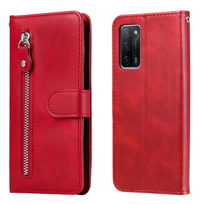 Full Protection Zipper Pocket Leather Case Mobile Phone Cover for Oppo A16/A16s/A54s/A55 5G/A54 4G