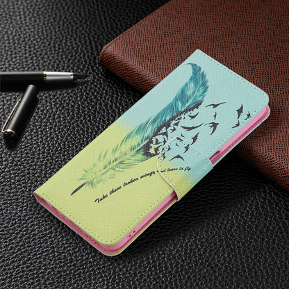 Pattern Printing Premium PU Leather Wallet Stand Flip Protective Cover with Magnetic Closure for Oppo A16/A16s/A54s