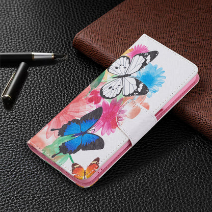 Pattern Printing Premium PU Leather Wallet Stand Flip Protective Cover with Magnetic Closure for Oppo A16/A16s/A54s