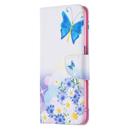 Pattern Printing Premium PU Leather Wallet Stand Flip Protective Cover with Magnetic Closure for Oppo A16/A16s/A54s