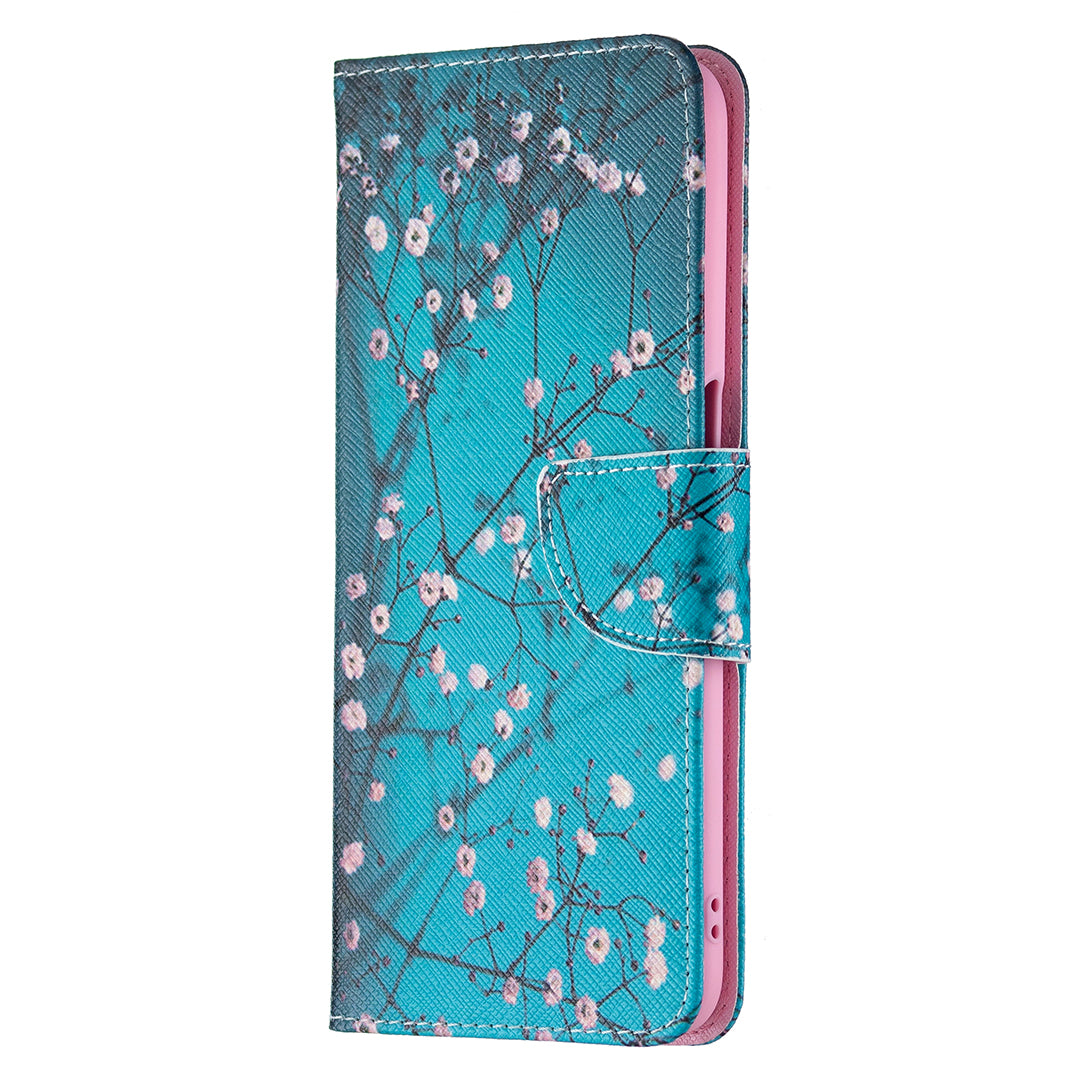 Pattern Printing Premium PU Leather Wallet Stand Flip Protective Cover with Magnetic Closure for Oppo A16/A16s/A54s