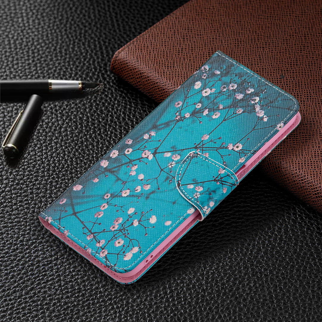 Pattern Printing Premium PU Leather Wallet Stand Flip Protective Cover with Magnetic Closure for Oppo A16/A16s/A54s