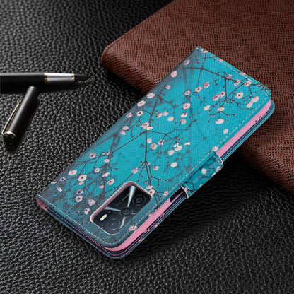 Pattern Printing Premium PU Leather Wallet Stand Flip Protective Cover with Magnetic Closure for Oppo A16/A16s/A54s