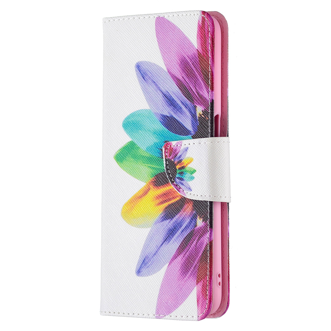 Pattern Printing Premium PU Leather Wallet Stand Flip Protective Cover with Magnetic Closure for Oppo A16/A16s/A54s