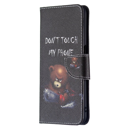 Pattern Printing Premium PU Leather Wallet Stand Flip Protective Cover with Magnetic Closure for Oppo A16/A16s/A54s