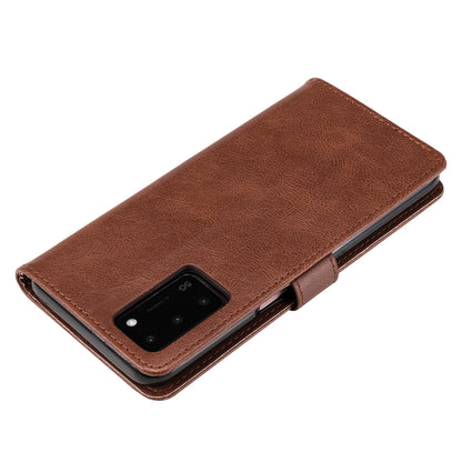 KT Leather Series-2 Shockproof Folio Flip PU Leather Wallet Case with Stand and Strap for Oppo A55 5G / A54 4G / A16 4G / Realme V11 5G