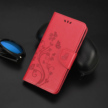 Butterfly Flower Imprinted Leather Wallet Stand Full Protection Phone Case Cover with Lanyard for Oppo Reno6 5G