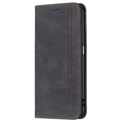 BINFEN COLOR Wallet Phone Case TPU and PU Leather RFID Blocking Tech Anti-swiping Design PU Leather Phone Stand Cover for Oppo A16/A16S/A54S/A55 5G/A53S 5G