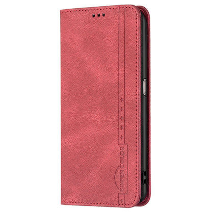 BINFEN COLOR Wallet Phone Case TPU and PU Leather RFID Blocking Tech Anti-swiping Design PU Leather Phone Stand Cover for Oppo A16/A16S/A54S/A55 5G/A53S 5G