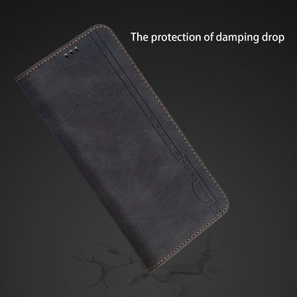 BINFEN COLOR Stylish RFID Blocking Design Anti-drop PU Leather Phone Case Wear-resistant Stand Cover for Oppo A94 5G/F19 Pro+ 5G/Reno5 Z