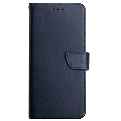 Fall Buffer Nappa Texture Genuine Leather Outer Cover + Soft TPU Inner Shell Solid Color Stand Wallet Case for Oppo Reno6 Pro 5G