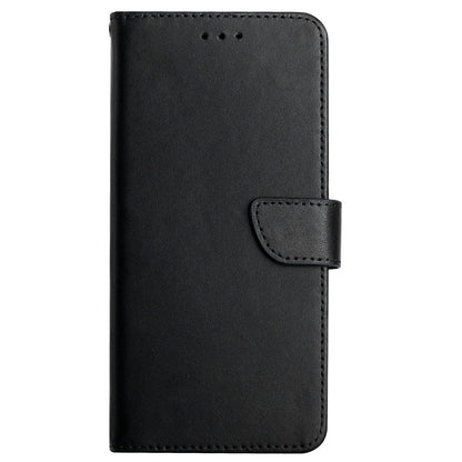 For Oppo Reno5 Pro 5G Genuine Leather Nappa Texture Case Solid Color Wallet Phone Cover with Stand