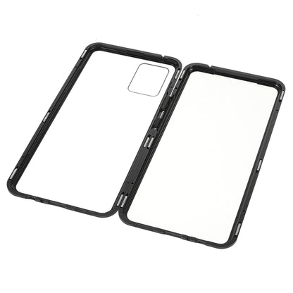 Ultra Clear Double-sided Tempered Glass + Metal Frame Magnetic Phone Case Cover for vivo V20