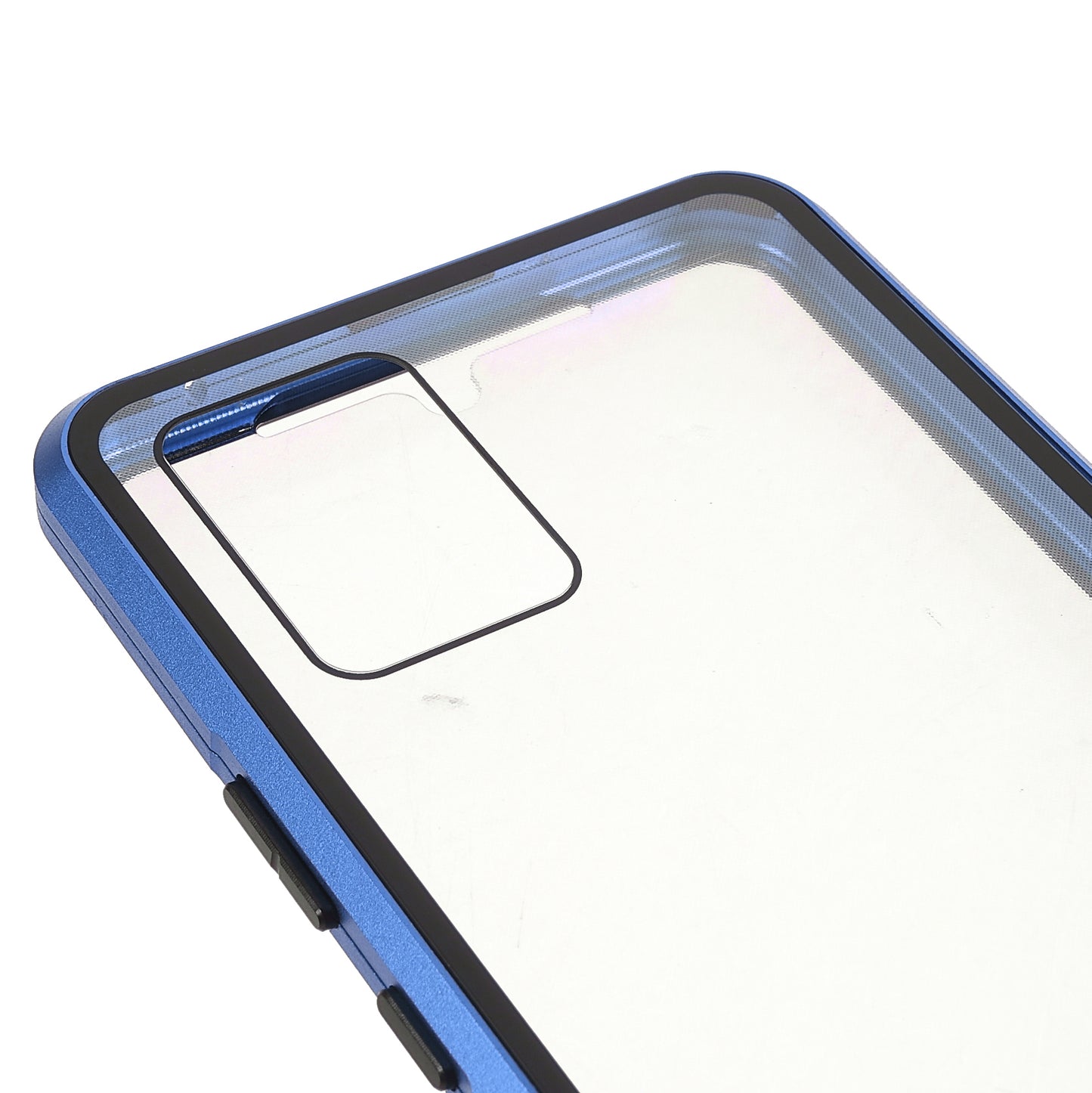 Ultra Clear Double-sided Tempered Glass + Metal Frame Magnetic Phone Case Cover for vivo V20