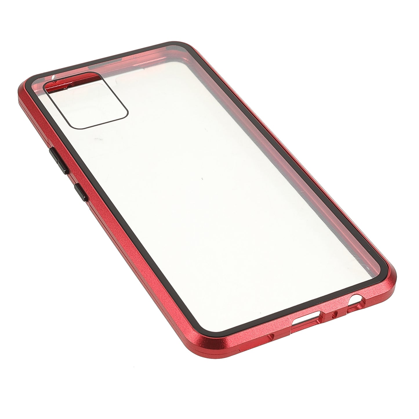 Ultra Clear Double-sided Tempered Glass + Metal Frame Magnetic Phone Case Cover for vivo V20