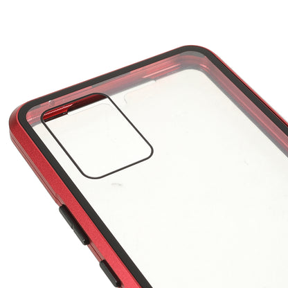 Ultra Clear Double-sided Tempered Glass + Metal Frame Magnetic Phone Case Cover for vivo V20