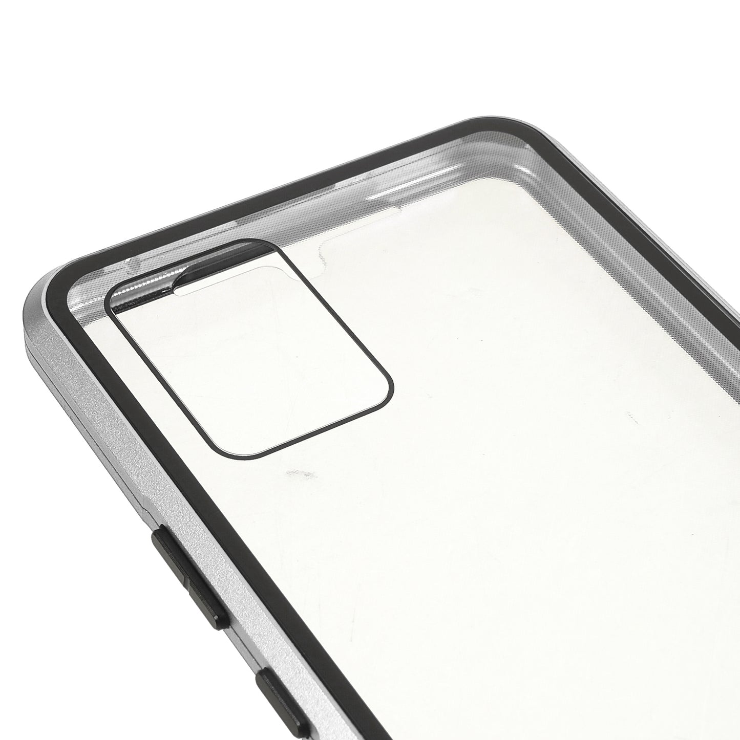 Ultra Clear Double-sided Tempered Glass + Metal Frame Magnetic Phone Case Cover for vivo V20