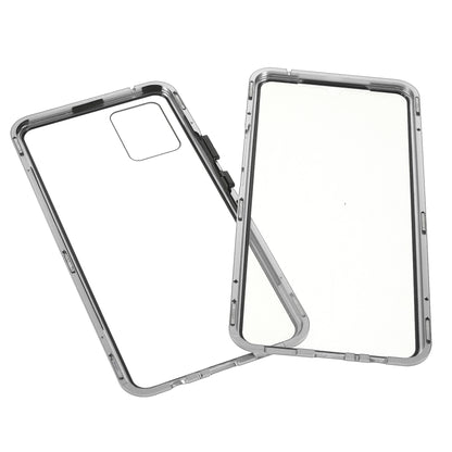 Ultra Clear Double-sided Tempered Glass + Metal Frame Magnetic Phone Case Cover for vivo V20