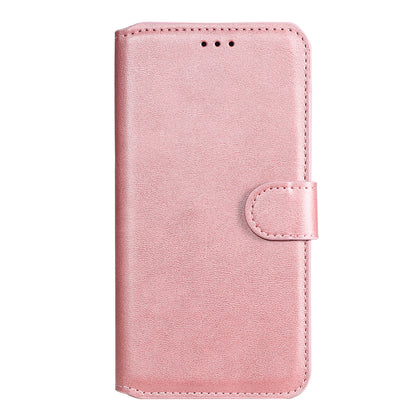 Fully Wrapped Wallet Stand PU Leather + TPU Magnetic Clasp Phone Cover Case for Oppo Reno6 4G