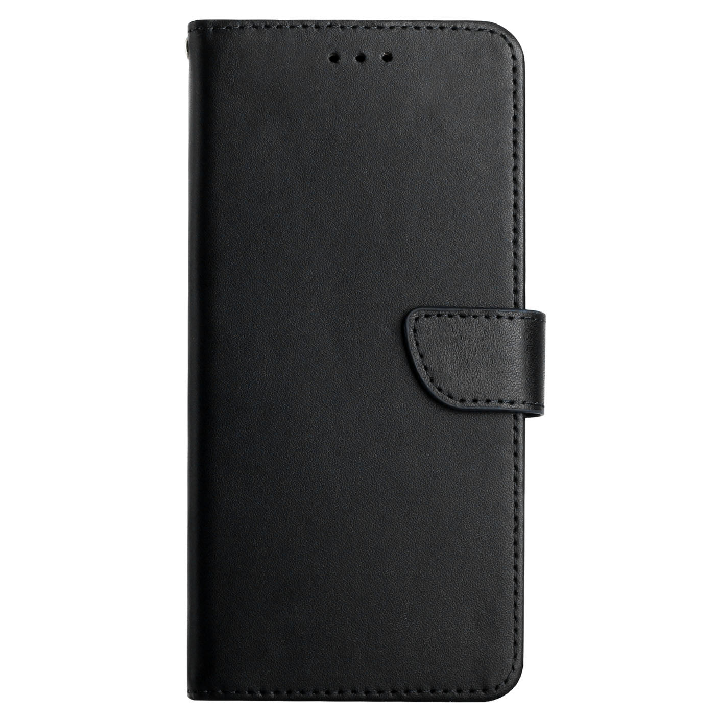 Nappa Texture Folio Flip Genuine Leather Phone Case Shockproof Magnetic Closure Stand Wallet Cover for Oppo A54 4G/A54s/A16/A16s