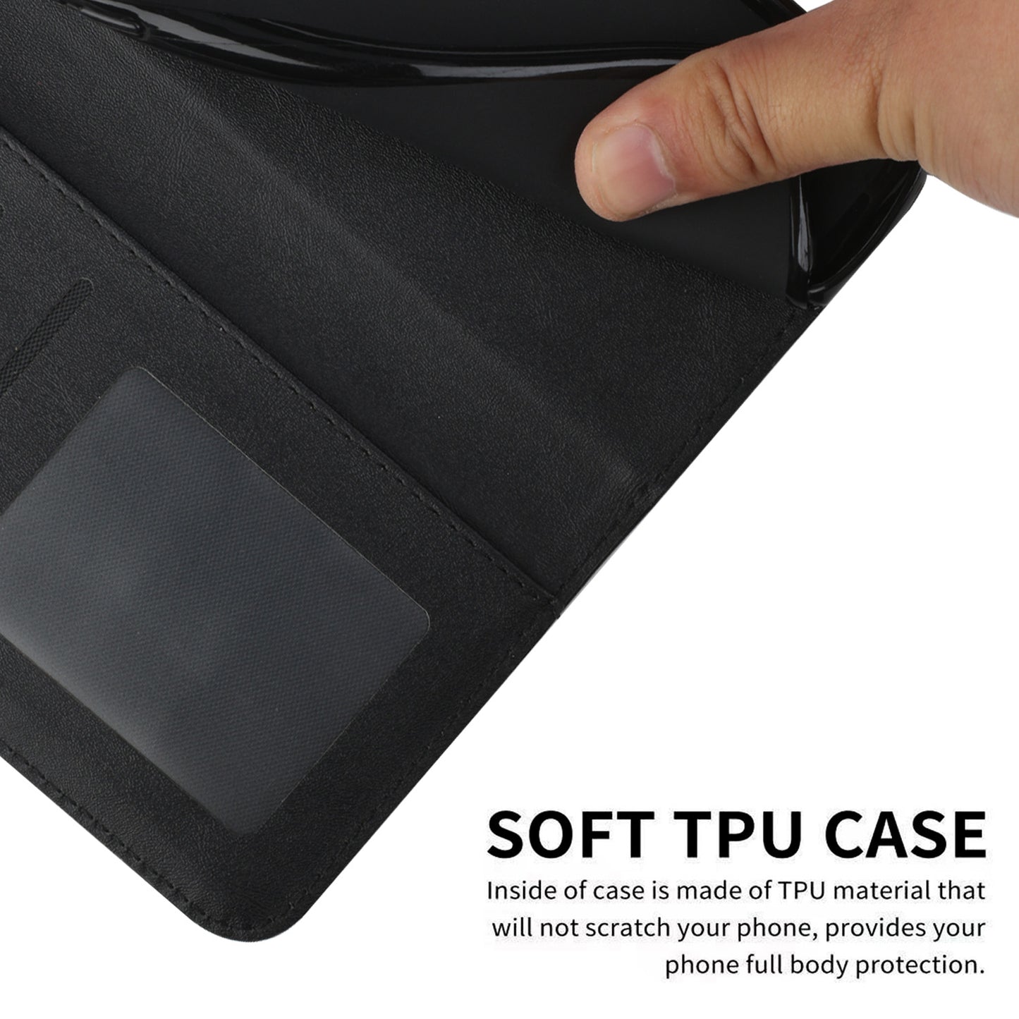 Stitching Lines Anti-fingerprint PU Leather Phone Protector Stand Wallet Cover Case for Oppo Reno5 4G/5G/Reno5 K/Find X3 Lite