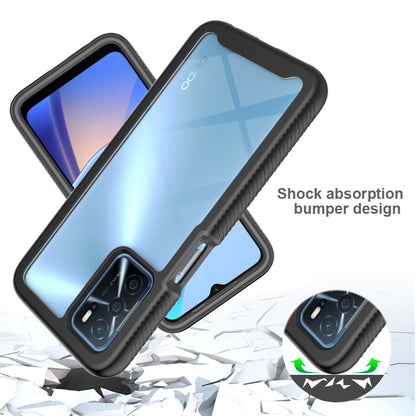 Full Body Coverage 3-in-1 Hard PC Soft TPU Protective Cover with PET Screen Protector  for Oppo A16 / A16s / A54s