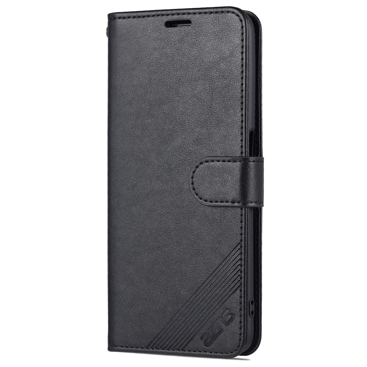 AZNS PU Leather Phone Case Stand Wallet Protective Cover for Oppo K9s/Realme Q3s