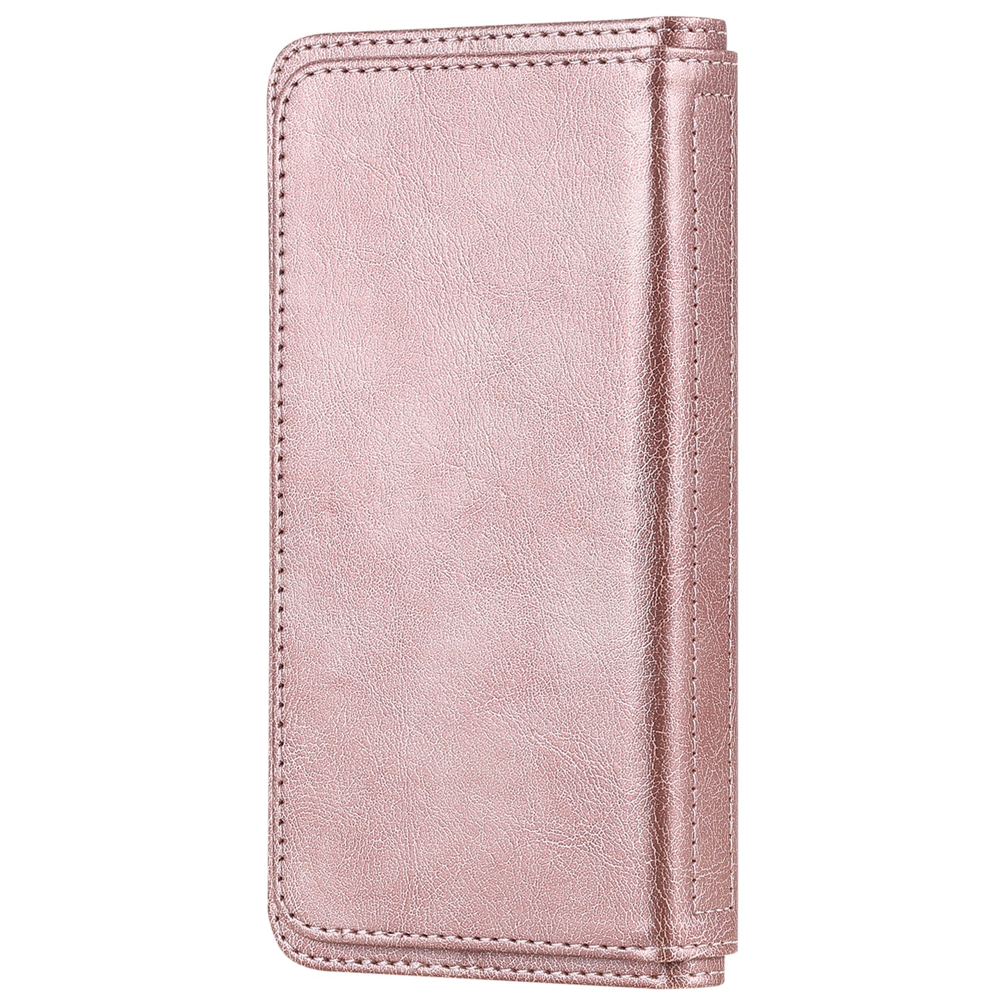 For Oppo A94 5G/F19 Pro+ 5G/Reno5 Z 5G/A95 5G KT Multi-functional Series-1 All-round Protection Stand Design Multi Card Slots Anti-scratch Leather Case with Wallet