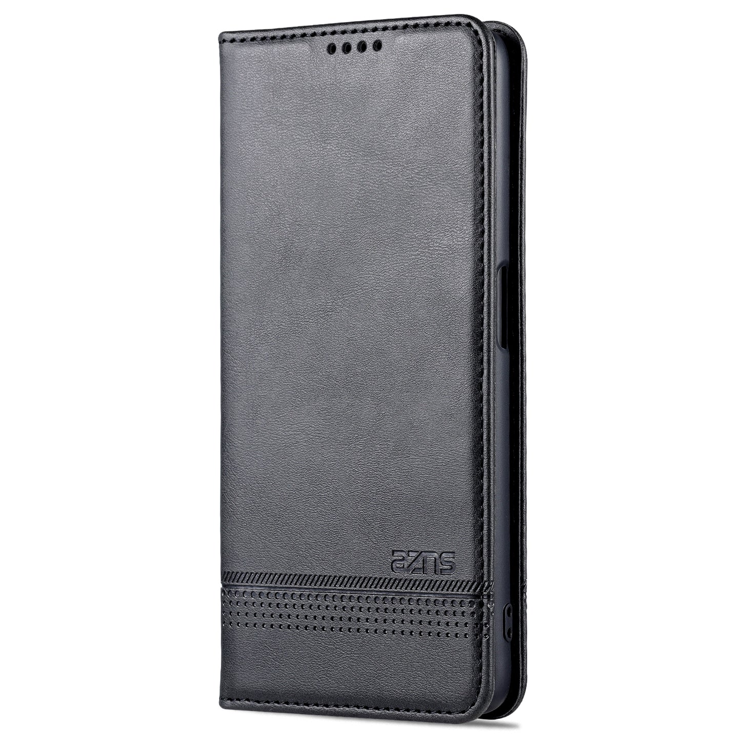 AZNS Well-protected Auto-absorbed Case Wallet Design Shockproof PU Leather Phone Stand Cover for Oppo K9s/Realme Q3s