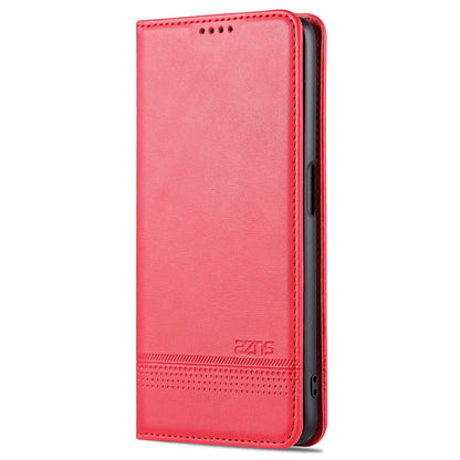 AZNS Well-protected Auto-absorbed Case Wallet Design Shockproof PU Leather Phone Stand Cover for Oppo K9s/Realme Q3s