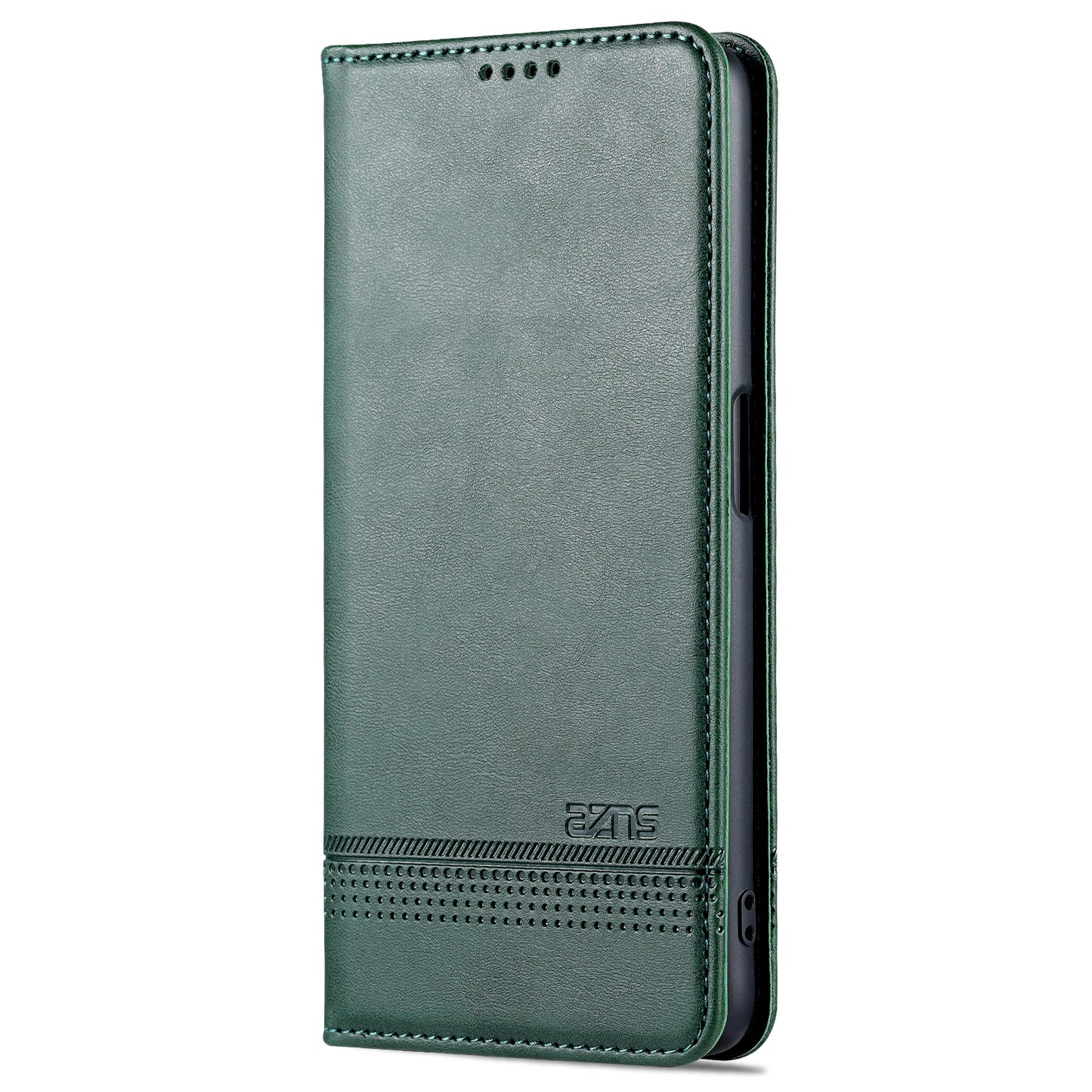 AZNS Well-protected Auto-absorbed Case Wallet Design Shockproof PU Leather Phone Stand Cover for Oppo K9s/Realme Q3s