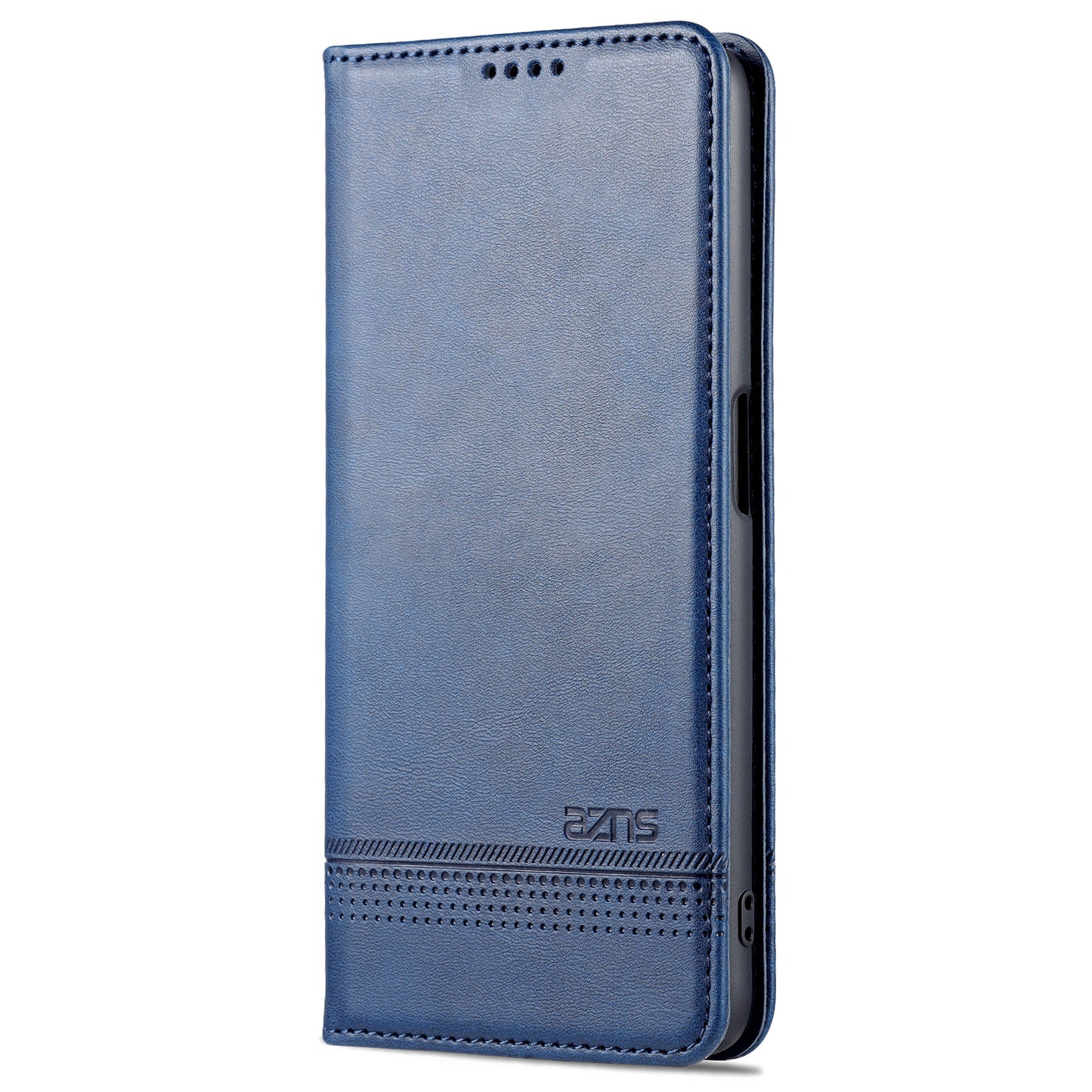 AZNS Well-protected Auto-absorbed Case Wallet Design Shockproof PU Leather Phone Stand Cover for Oppo K9s/Realme Q3s