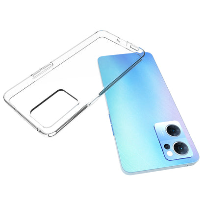 10Pcs/Pack Anti-yellowing Light Slim Soft TPU Phone Case Inner Watermark-free Phone Cover for Oppo Reno7 5G (China)