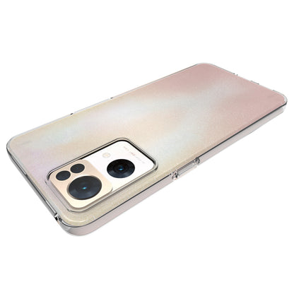 10Pcs/Pack Clear Soft TPU Inner Watermark-resistant Anti-scratch Phone Back Cover Case for Oppo Reno7 Pro 5G