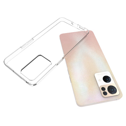 10Pcs/Pack Clear Soft TPU Inner Watermark-resistant Anti-scratch Phone Back Cover Case for Oppo Reno7 Pro 5G