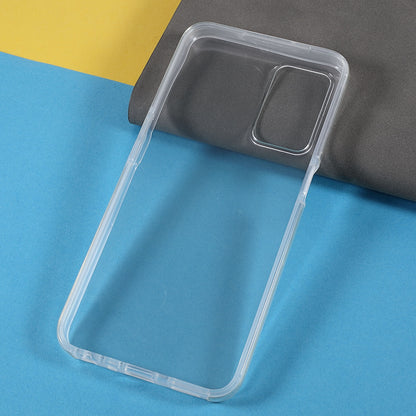 [Precise Cutout] HD Clear Design Anti-shock Durable PET Front Cover+PC Back+TPU Edge Hybrid Mobile Phone Case Phone Shell for Oppo A16 / A16s / A55 5G / A54 4G / A54s