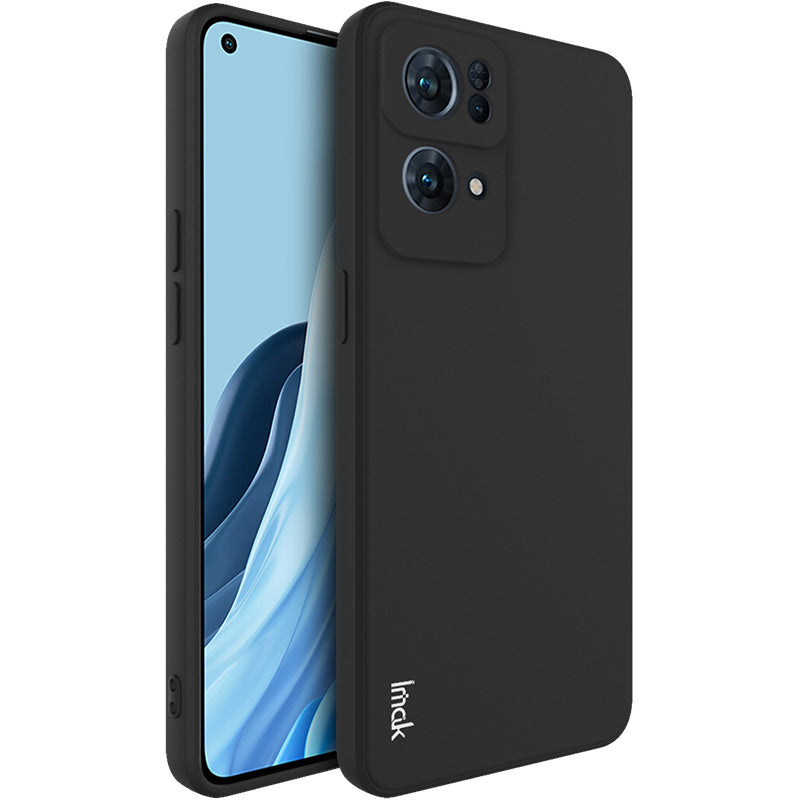 IMAK UC-4 Series Straight Frame Design Solid Color Soft TPU Mobile Phone Case for Oppo Reno7 Pro 5G