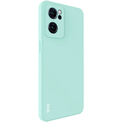 IMAK UC-4 Series Solid Color Drop-proof Straight Frame Design Soft TPU Mobile Phone Case Shell for Oppo Reno7 5G (China)