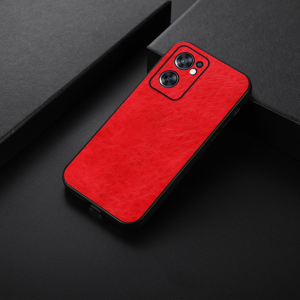 Stylish Crazy Horse Texture PU Leather Coated TPU + PC Case Non-slip Phone Case for Oppo Reno7 SE 5G