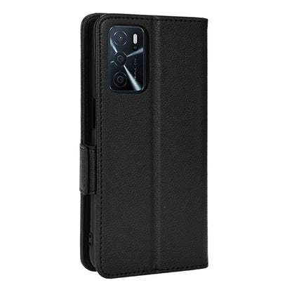 Stand Magnetic Closure Litchi Texture PU Leather Wallet Case Shockproof TPU Flip Cover for Oppo A54s / A16s / A16 / A54 4G / A55 4G/5G / A53s 5G