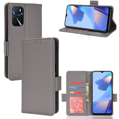 Stand Magnetic Closure Litchi Texture PU Leather Wallet Case Shockproof TPU Flip Cover for Oppo A54s / A16s / A16 / A54 4G / A55 4G/5G / A53s 5G