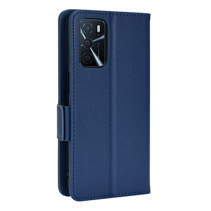 Stand Magnetic Closure Litchi Texture PU Leather Wallet Case Shockproof TPU Flip Cover for Oppo A54s / A16s / A16 / A54 4G / A55 4G/5G / A53s 5G