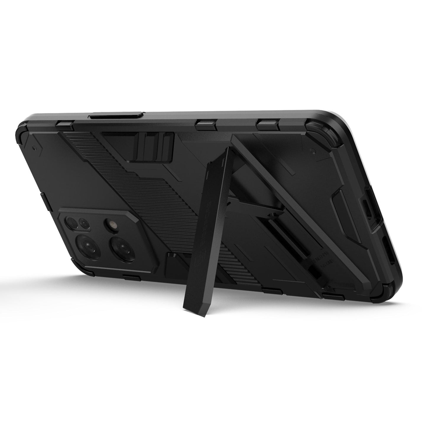 Scratch Resistant Hard PC Shockproof Anti-Drop TPU Protective Cover with Kickstand for Oppo Reno7 Pro 5G